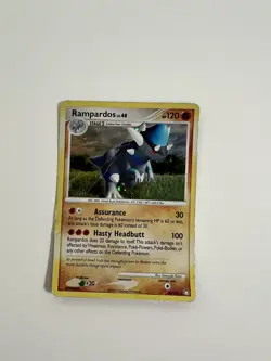 Pokemon TCG Rampardos Reverse Holo 33/123 Mysterious Treasures 2007 Card - Image 1