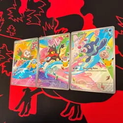 First Partner Illustration Collection Series 1 Gen 7 Alolan Pokemon TCG Set- NM - Image 3