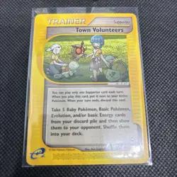 TOWN VOLUNTEERS - 136/147 - Aquapolis - Trainer - Pokemon Card - NM - Image 2