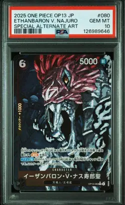 One Piece Card Ethanbaron V Nasjuro Special Alternate Art PSA10 Rare Gem - Image 2