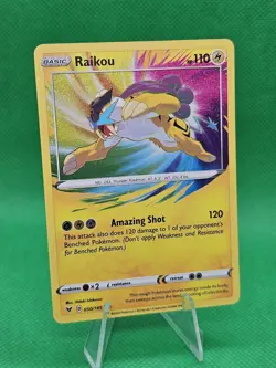 Raikou 050/185 Vivid Voltage Holo Amazing Rare Pokemon Card TCG English NM - Image 1