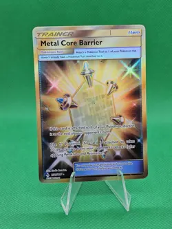 Pokemon Card - Metal Core Barrier Unbroken Bonds 232/214 Full Art SM Gold Holo - Image 1