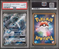 PSA 10 Lugia GX SR 100/095 SM8 Super Impact Japanese Pokemon Holo Rare Card - Image 3
