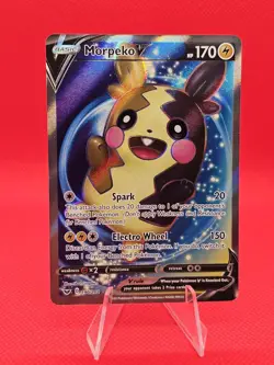 Morpeko V 190/202 Sword & Shield NM Full Art Ultra Rare Pokemon Card - Image 1