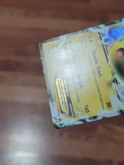 Pikachu EX Pokemon Card Holo Ultra Rare XY174 Black Star Promo - MP - Image 5