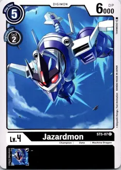 Jazadmon ST5-07 Black Common Champion (Lv4) Digimon Card CCG - Image 1