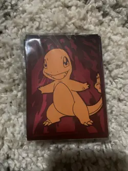 Pokemon TCG 65x Sealed Charmander Obsidian Flames ETB Card Sleeves - Image 1
