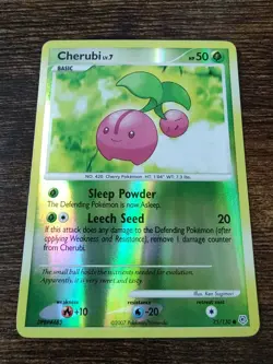Cherubi 75/130 Diamond & Pearl Base Set Pokemon Reverse Holo MINT - Image 1