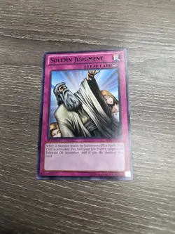 Yu-Gi-Oh Solemn Judgement BP01-EN047 Rare 1st Edition NM - Image 1