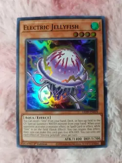 Yu-Gi-Oh! - Electric Jellyfish 2022 LED9-EN019 Super Rare 1st Edition - Image 1