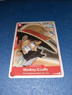 Monkey d luffy p 022 Carte card one piece - Image 1