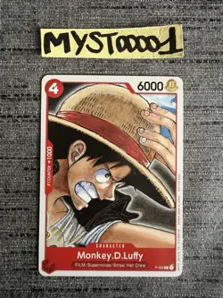 Carte One Piece Monkey D Luffy P-022 Promo English Card - Image 1