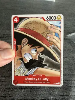Carte One Piece Monkey D Luffy P-022 Promo English Card - Image 5