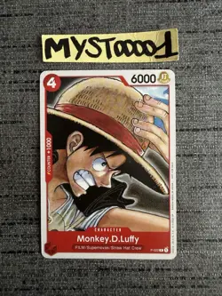 Carte One Piece Monkey.D.Luffy P-022 Promo English Card - Image 1