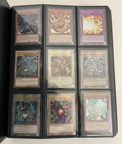 Yu-Gi-Oh 100 Foil Card Binder Lot Dark Magician Blue-Eyes Red-Eyes Konami - Image 2