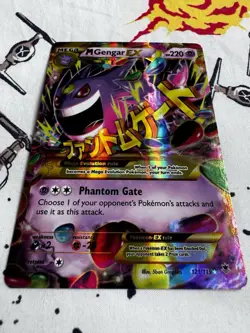 Mega M Gengar EX 121/119 XY Phantom Forces Secret Rare Holo NM Pokemon Card - Image 4