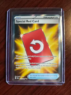 NM Special Red Card Full Art 113/086 Chaos Rising Pokemon TCG - Image 1