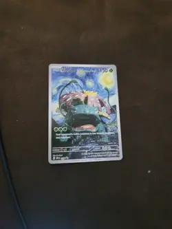 Pokemon Venasaur Starry Night Fanart Card - Image 1