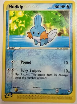 Mudkip 60/109 Ruby and Sapphire Pokemon Trading Card Game - Regular NM - Image 1