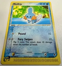 Mudkip 60/109 Ruby and Sapphire Pokemon Trading Card Game - Regular NM - Image 2