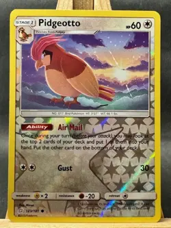 Pidgeotto Reverse Holo Pokemon Trading Card Game SM - Team Up 123/181 NM - Image 1