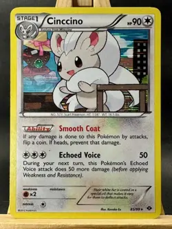 Cinccino Holo Rare Pokemon Trading Card Game Next Destinies 85/99 LP - Image 1