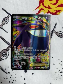 Gengar EX 114/119 Ultra Rare Holo Full Art XY Phantom Forces LP/NM Pokemon Card - Image 3