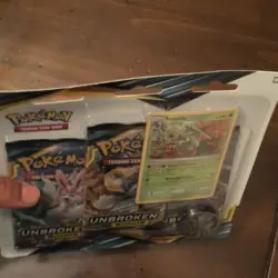Pokemon TCG Sun & Moon Unbroken Bonds Blister Pack Sceptile Promo Card - Image 4