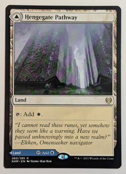 MTG - 1x Hengegate Pathway - Kaldheim - NM - Rare Land - Magic The Gathering - Image 1