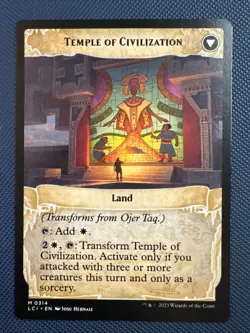 MTG Ojer Taq, Deepest Foundation (Showcase) The Lost Caverns of Ixalan (LCI) NM - Image 2