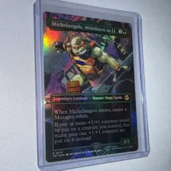 Michelangelo, Weirdness to 11 (Borderless) Teenage Mutant Ninja Turtles Foil - Image 1