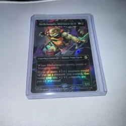 Michelangelo, Weirdness to 11 (Borderless) Teenage Mutant Ninja Turtles Foil - Image 3