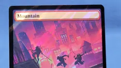 Mountain #308 Surge Foil - Teenage Mutant Ninja Turtles - TMNT MTG Mint - Image 3