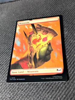 MTG: Teenage Mutant Ninja Turtles - Mountain - Full Art Land - Surge Foil - 313 - Image 1