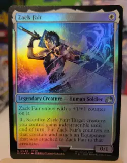 Mtg. Zack Fair. Foil. Final Fantasy. - Image 1