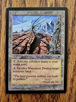 MTG - Magic the Gathering - Wasteland - Tempest - Unplayed NM - Image 1