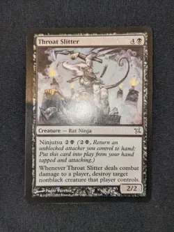 1x Throat Slitter - Betrayers of Kamigawa - MTG - NM Unplayed, Pack Fresh - Image 1