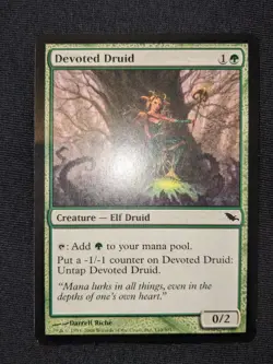 2X Devoted Druid - Shadowmoor MTG - NM Unplayed, Pack Fresh - Image 1