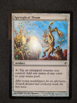 2X Springleaf Drum - Lorwyn MTG - NM, Unplayed, Pack Fresh - Image 1