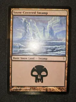 2X Snow-Covered Swamp - Coldsnap MTG - NM, Unplayed, Pack Fresh - Image 2