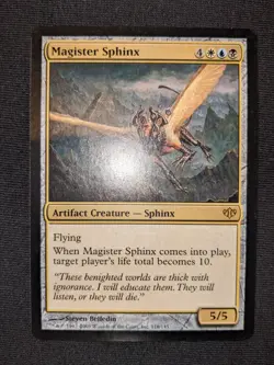 Magister Sphinx - Conflux MTG - NM, Unplayed, Pack Fresh - Image 1