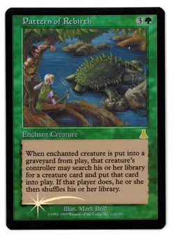 Pattern of Rebirth -- MTG (SP+/NM Quality FOIL) - Urza's Destiny - See scans!! - Image 1