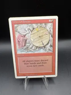 Wheel of Fortune Revised Regular MP Moderately Played MTG Magic the Gathering - Image 1