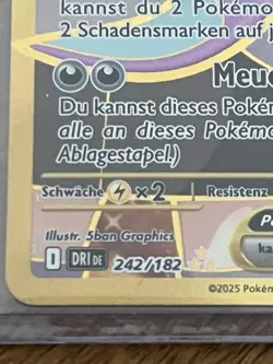 Team Rockets Iksbat EX 242/182 - Ewige Rivalen Gold Rare Deutsch NM Pokemon - Image 2