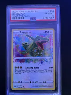 Rayquaza 138/185: Vivid Voltage | Graded Pokemon Card | PSA10 - Image 1