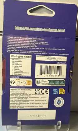 8 Pack Lot~One Piece”THE AZURE SEA’S SEVEN” Sleeved Booster Packs~OP-14 English - Image 3