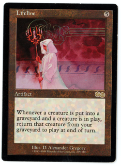Lifeline -- MTG (MP Quality) - Urza's Saga - See scans!! - Image 1
