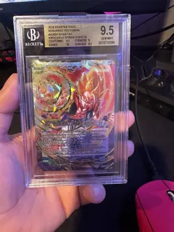 BGS 9.5 Gogeta Knockout Strike SD6 Secret Rare 2018 Dragon Ball Super Card - Image 1