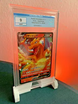 EGS Holo, Charizard V, 2020 # 1 9 MINT Japanese Graded Card PSA BGS - Image 1