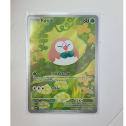 Pokemon TCG Rowlet 090/088 PAR Reverse Holo Portuguese 2023 Card - Image 1